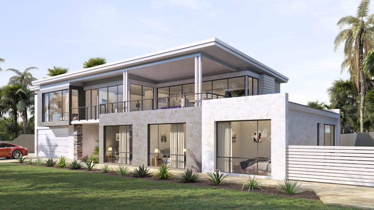 falcon front right elevation render