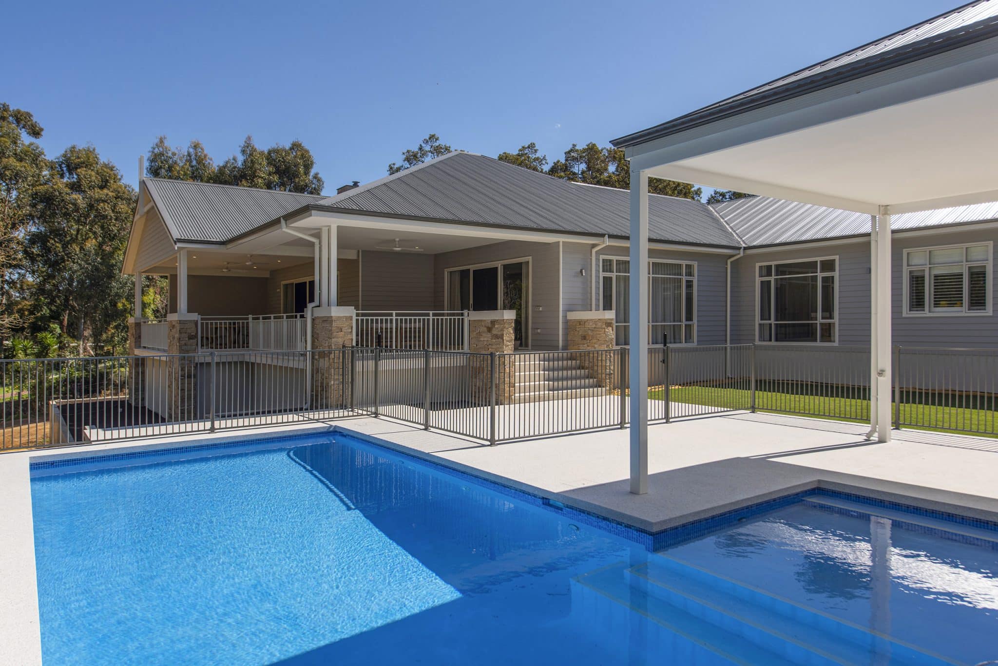 Kalamunda pool and rear
